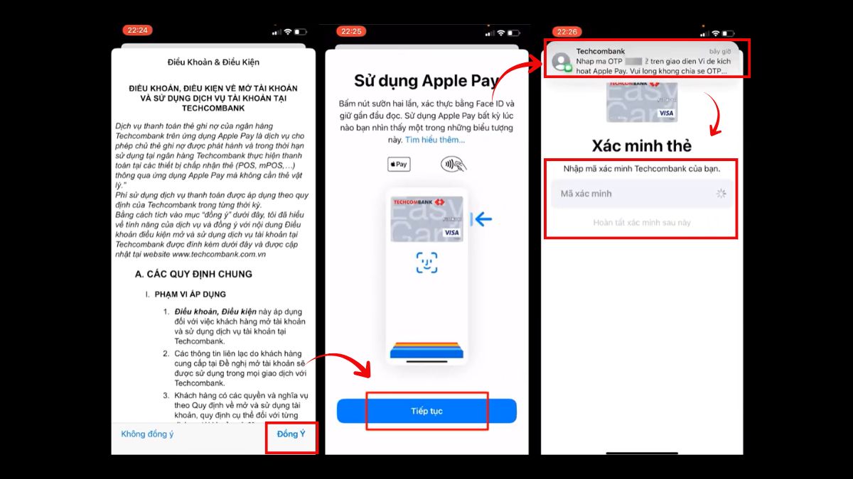 Cách thêm thẻ ngân hàng vào Apple Wallet bằng NFC trên iPhone 12 - bước 4
