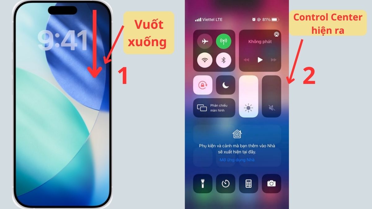 Cách bật thanh công cụ trên iPhone có Face ID