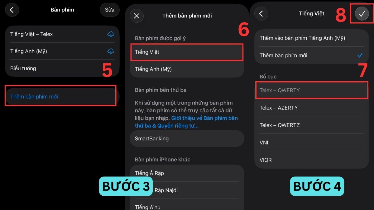 Cách cài bàn phím tiếng Việt trên iPhone 17 - bước 3