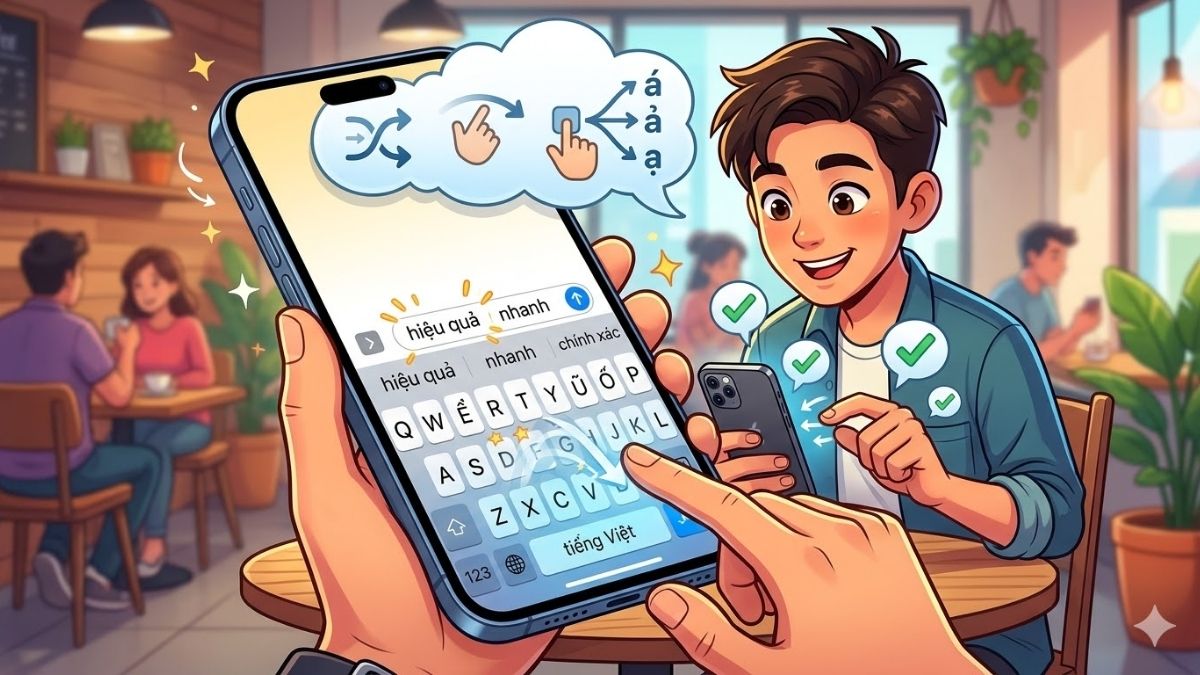 Mẹo sử dụng bàn phím tiếng Việt trên iPhone 17 hiệu quả