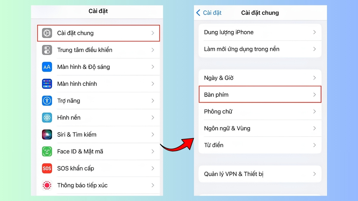 Nhập văn bản bằng giọng nói trên iPhone - bước 1