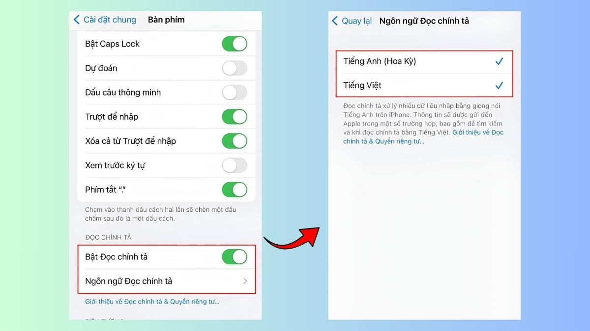 Nhập văn bản bằng giọng nói trên iPhone - bước 2