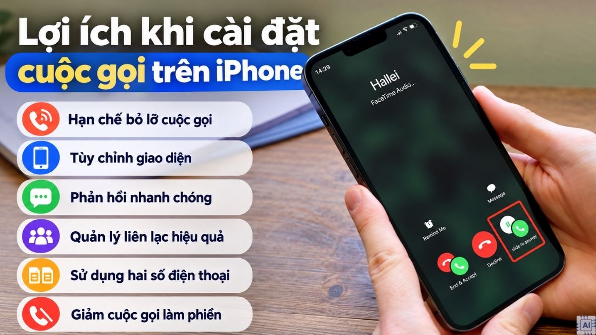 Lợi ích khi cài đặt cuộc gọi trên iPhone