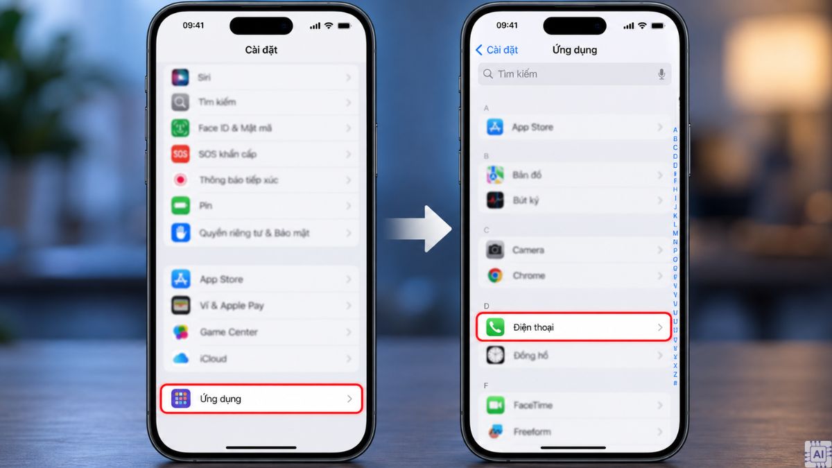 Cách bật và tắt cuộc gọi chờ iPhone - bước 2