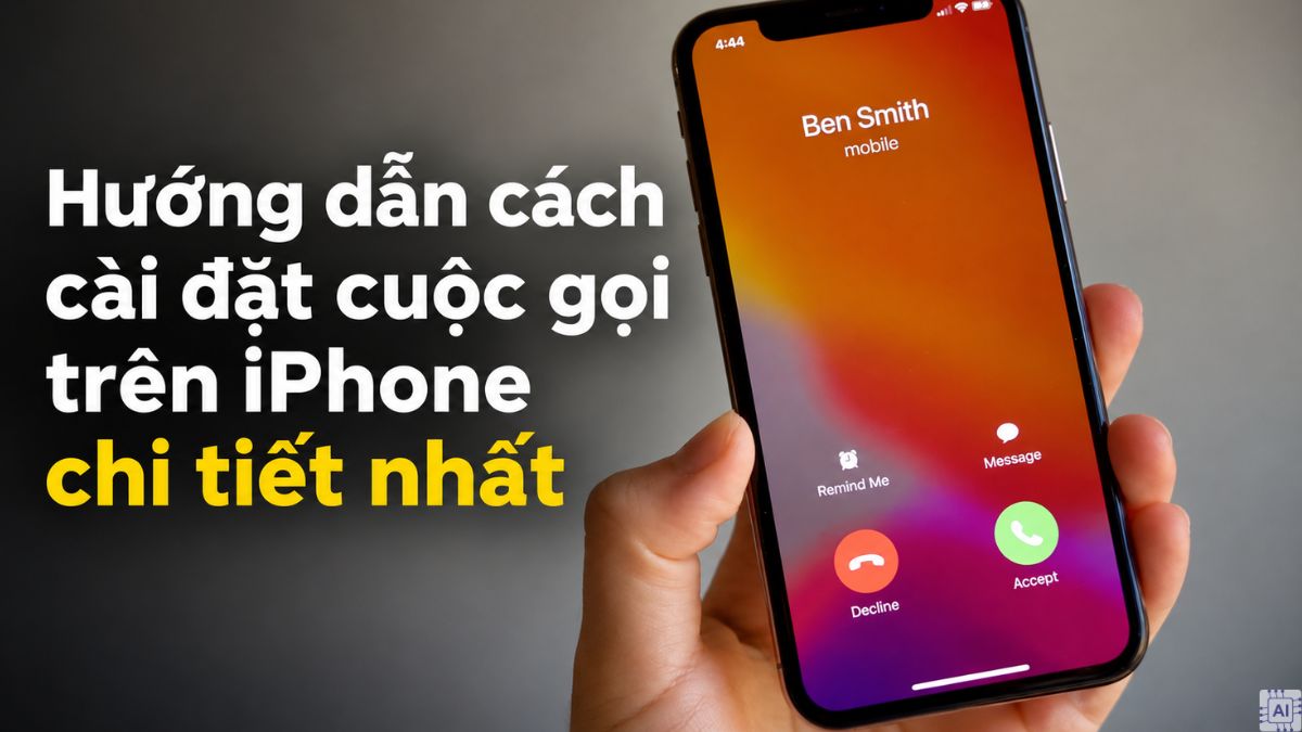 Hướng dẫn cách cài đặt cuộc gọi trên iPhone chi tiết nhất