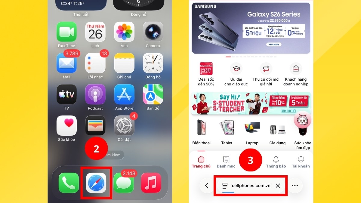 Cách kiểm tra mạng dữ liệu trên iPhone - bước 2