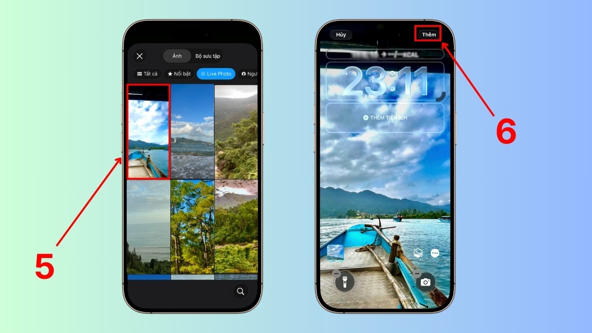 Cách cài hình nền động cho iPhone bằng Live Photo - bước 3