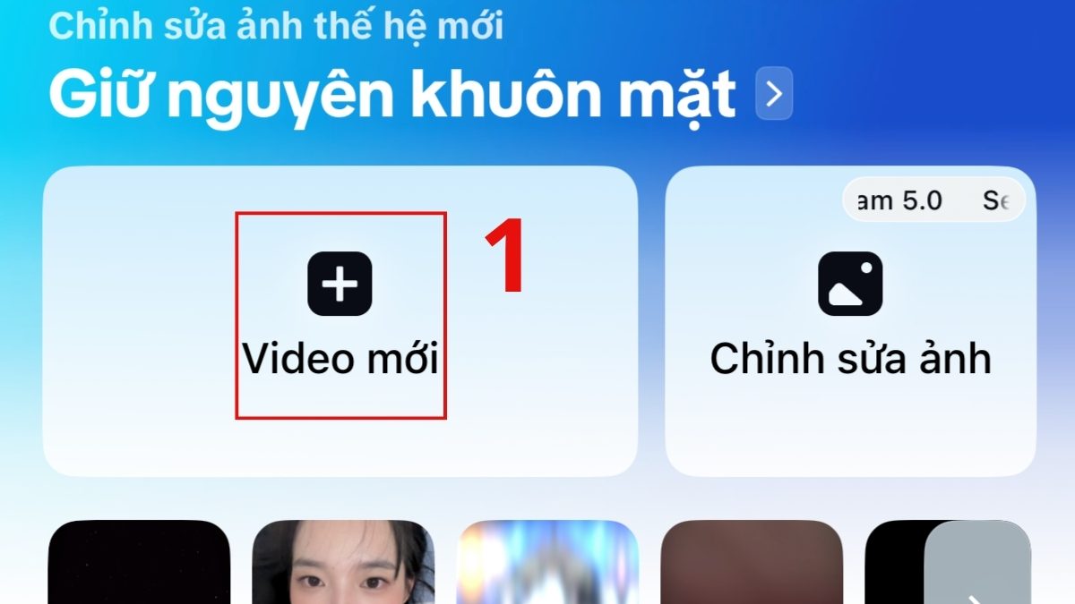 Cách cắt ảnh từ video trên iPhone bằng Capcut - bước 1