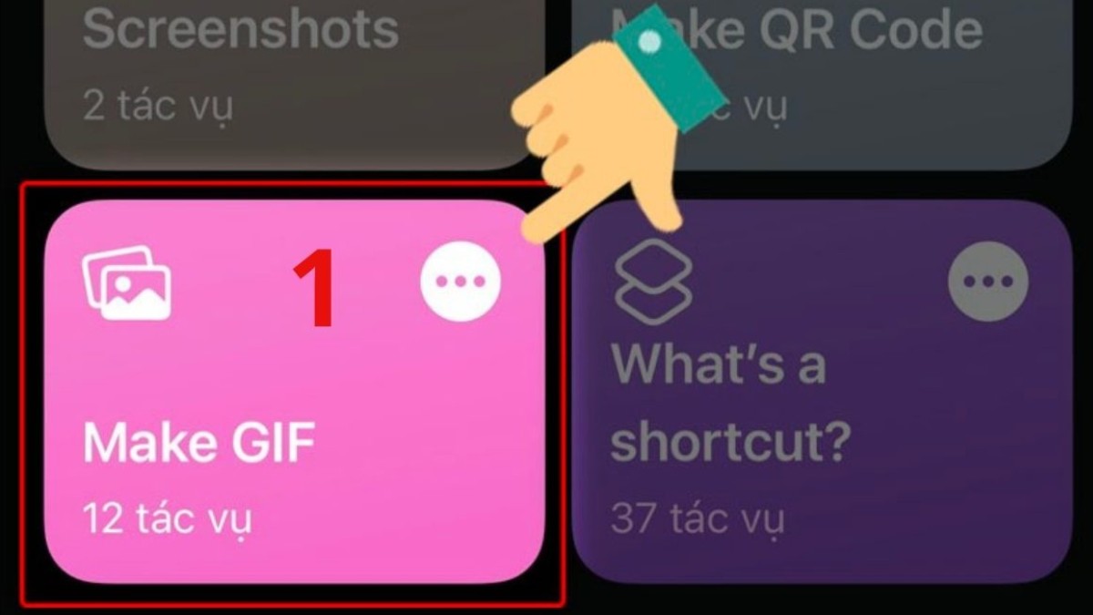 Cách cắt ảnh từ video trên iPhone bằng Shortcuts - bước 1