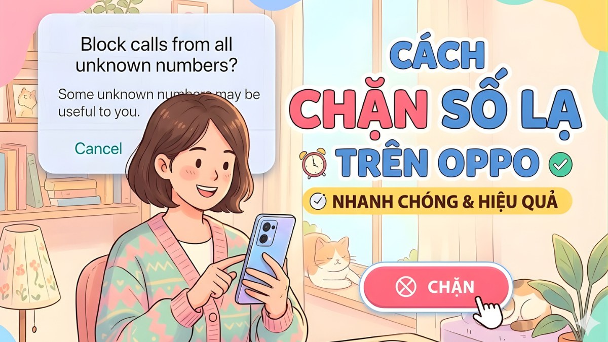 Cách chặn số lạ trên OPPO nhanh chóng và hiệu quả nhất