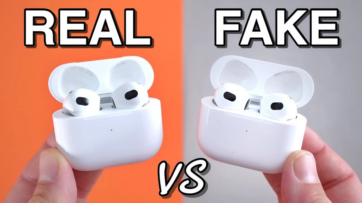 Phân biệt AirPods Pro thật hay giả bằng cách kiểm tra chất lượng hoàn thiện