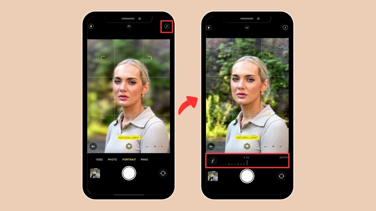 Chụp chân dung xóa phông chuyên nghiệp trên camera iPhone 12 Pro Max - bước 2