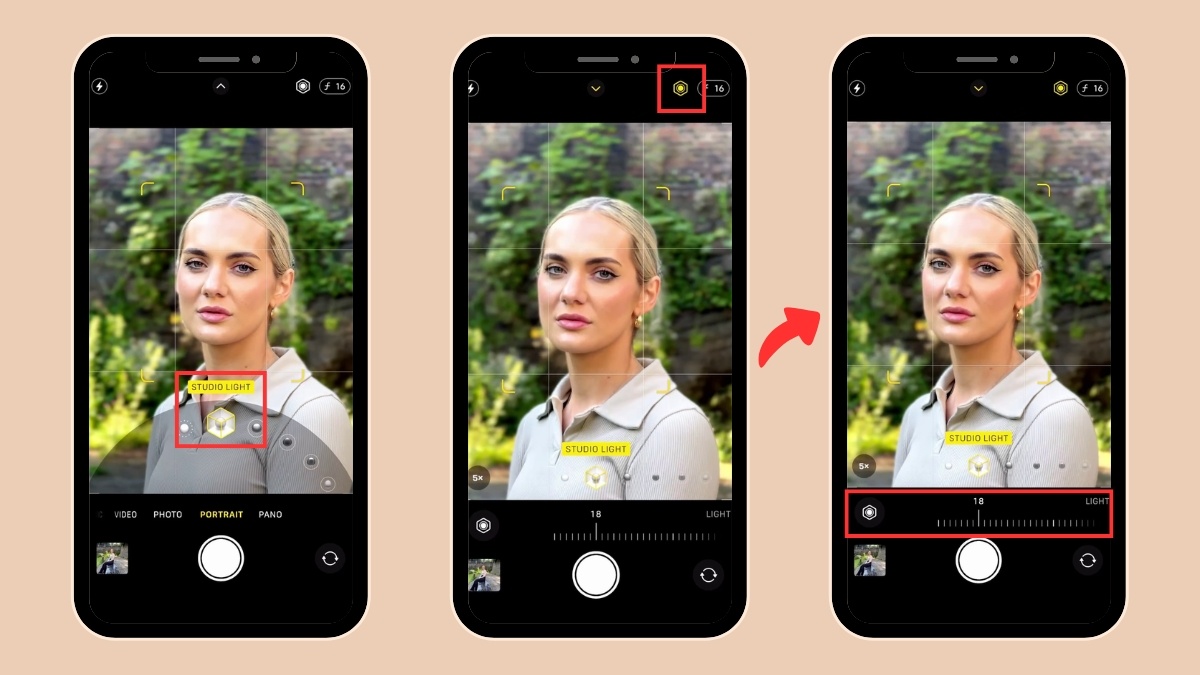 Chụp chân dung xóa phông chuyên nghiệp trên camera iPhone 12 Pro Max - bước 3