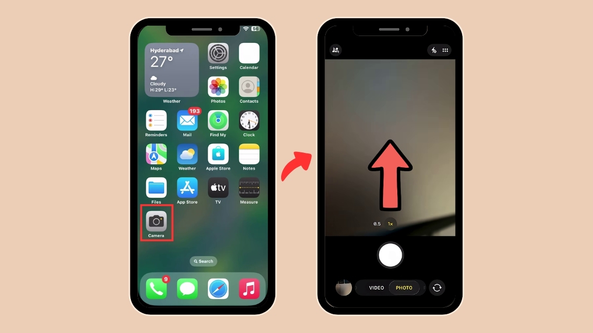 Cách hẹn giờ trên iPhone 12 Pro Max chụp hình đẹp - bước 1