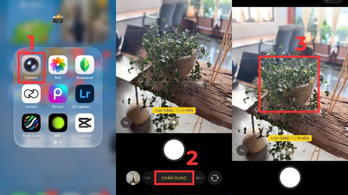 Cách chỉnh camera iPhone 13 Pro Max đẹp bằng tính năng chụp xóa phông