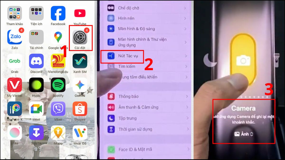 Cách chỉnh camera iPhone 15 Pro Max chụp hình đẹp bằng cách sử dụng Action Button