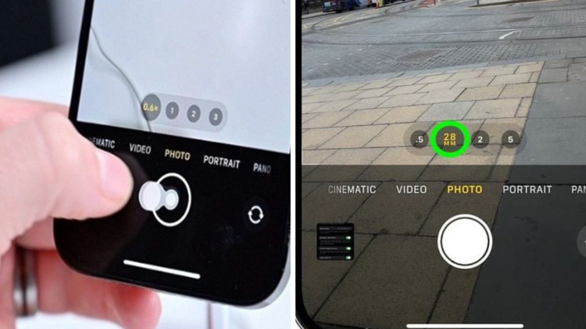 Cách chỉnh camera iPhone 15 Pro Max chụp hình đẹp bằng cách chọn tiêu cự ống kính phù hợp