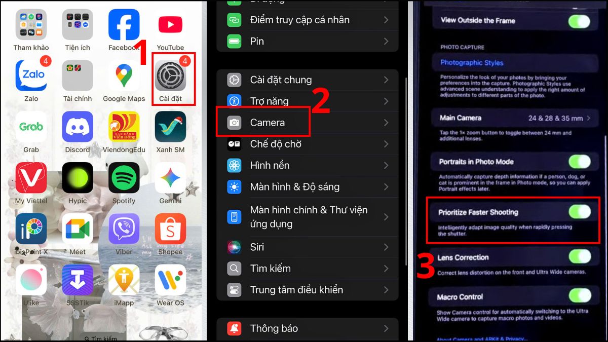 Cách chỉnh camera iPhone 15 Pro Max chụp hình đẹp bằng cách sử dụng chế độ chụp ảnh bắt nhanh