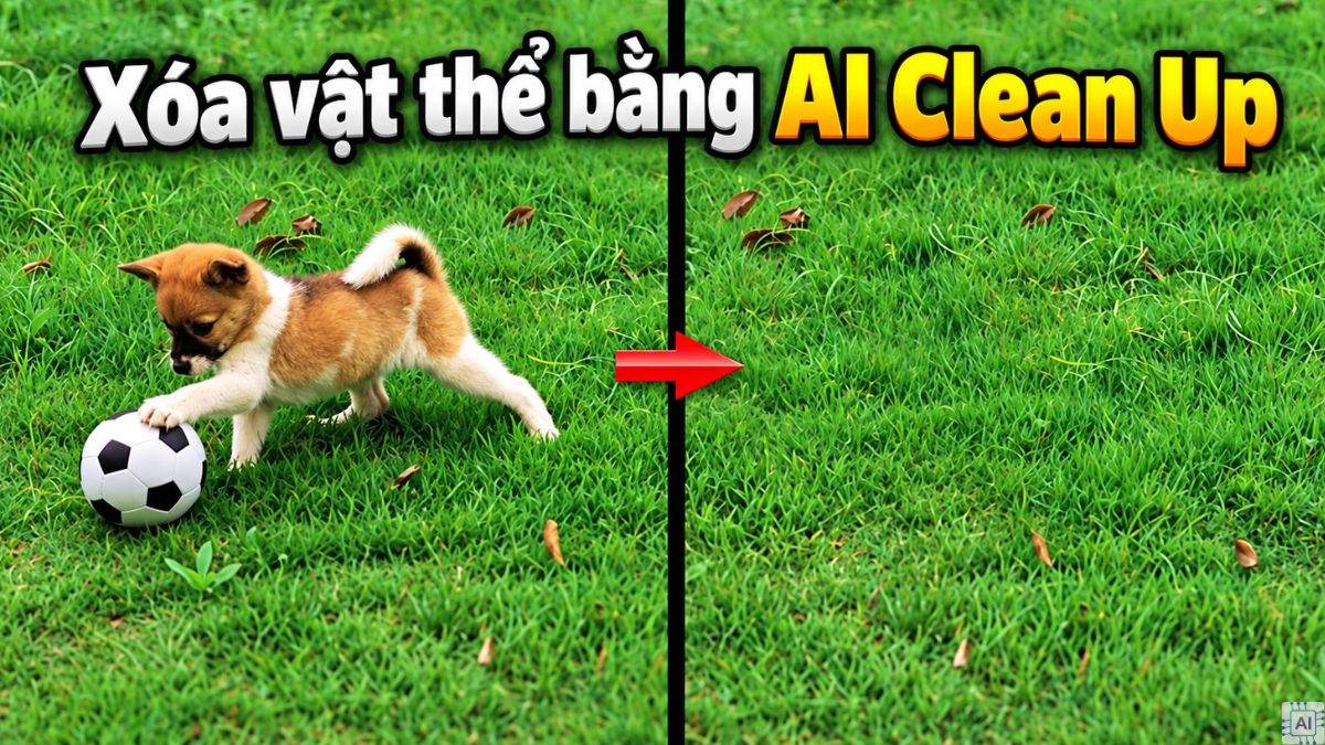 Tính năng xóa vật thể bằng AI Clean Up trên iOS 26