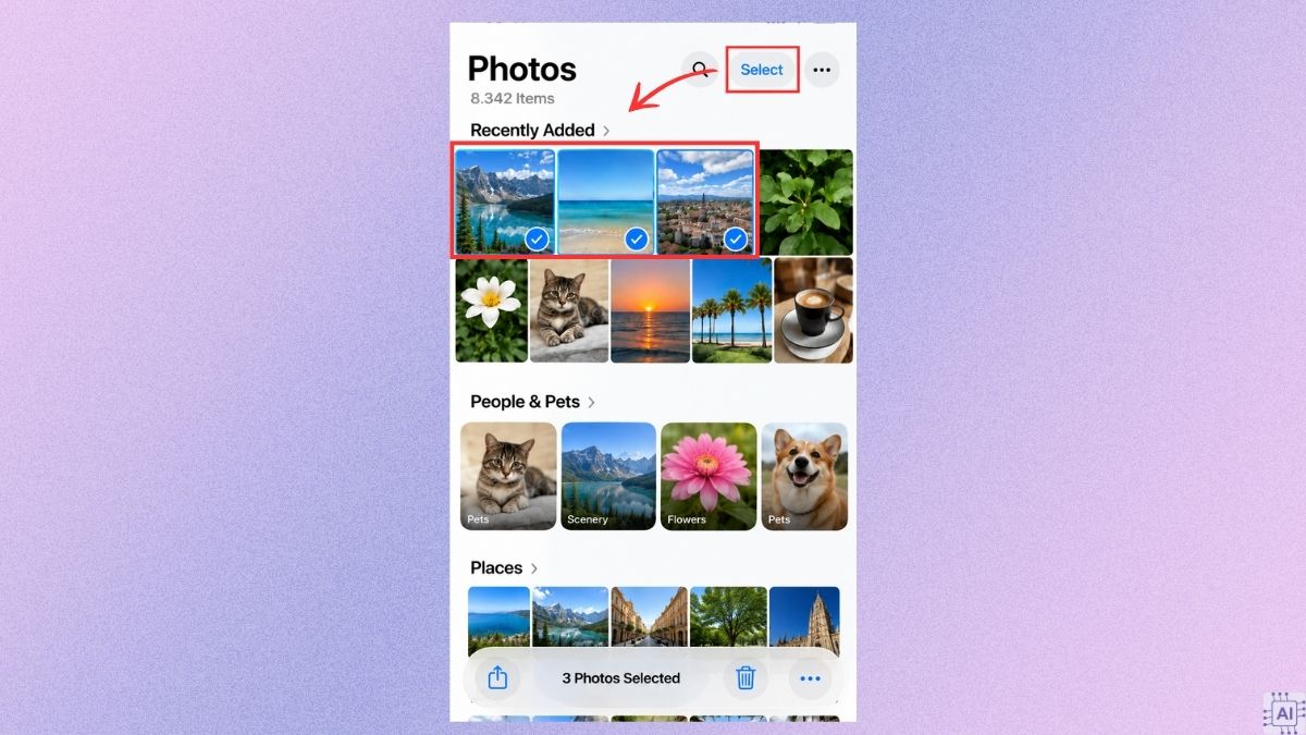 Cách chỉnh sửa hàng loạt trên iOS 26 - bước 3