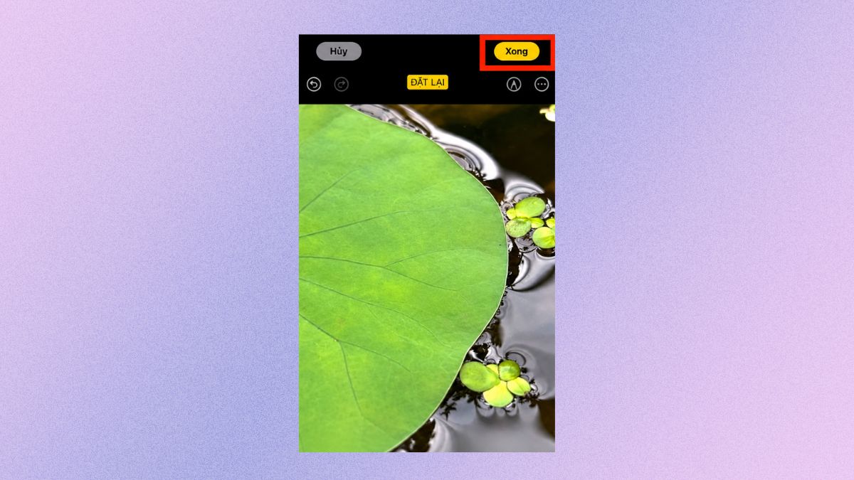 Cách dùng Clean Up iOS 26 xóa vật thể - bước 4