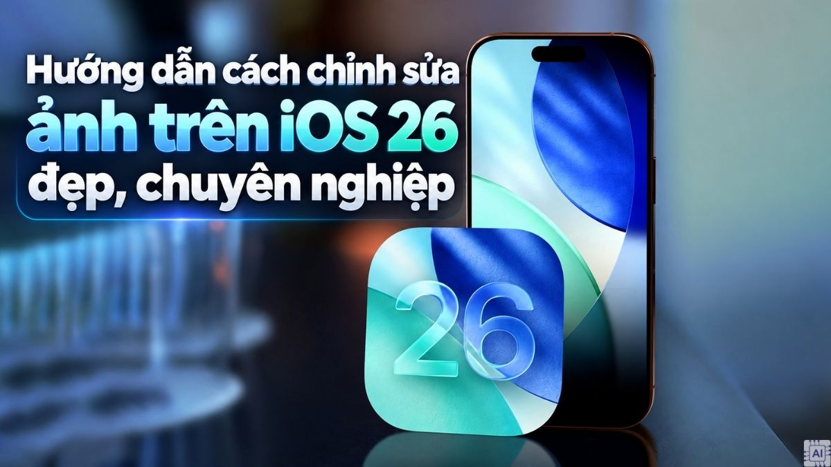 Hướng dẫn cách chỉnh sửa ảnh trên iOS 26 đẹp, chuyên nghiệp