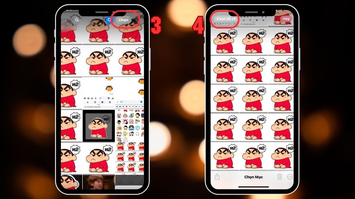 Cách chọn tất cả ảnh trên iPhone để xóa - bước 2