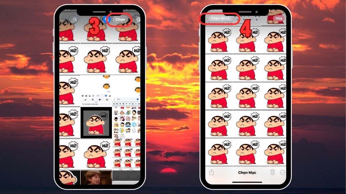 Cách chọn tất cả ảnh trên iPhone để chia sẻ - bước 2