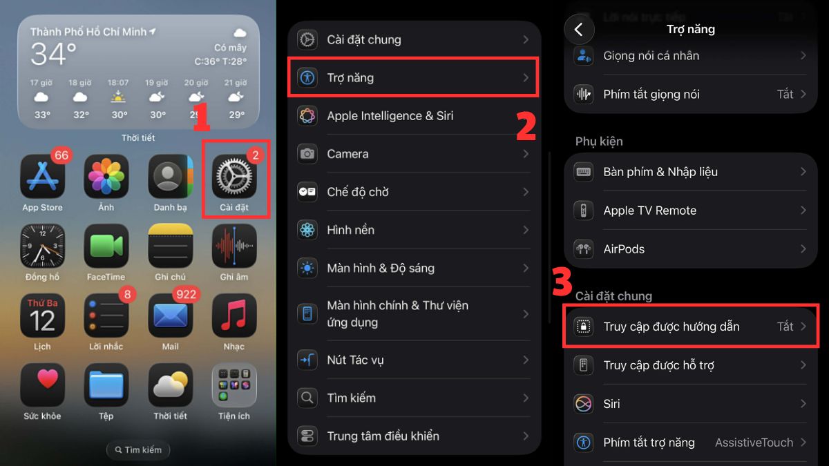 Bật tính năng chống nhìn trộm màn hình iPhone - bước 1