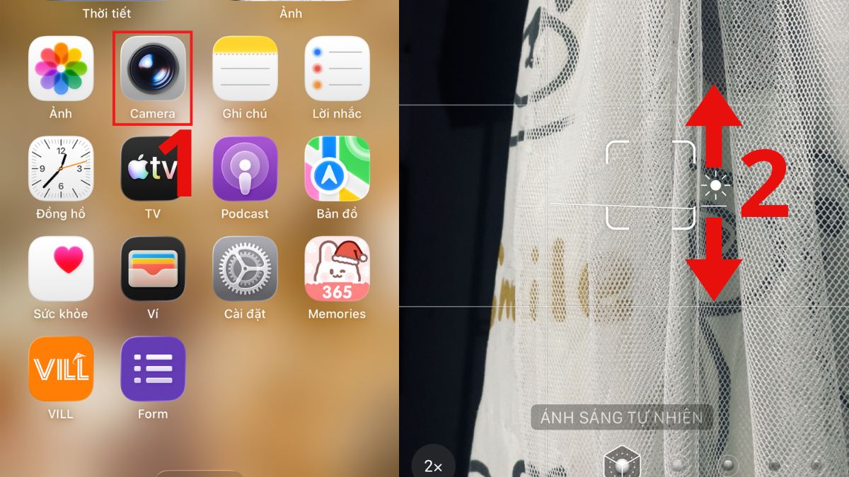 Cách chụp ảnh đẹp trên iPhone 12 bằng cách chỉnh độ phơi sáng