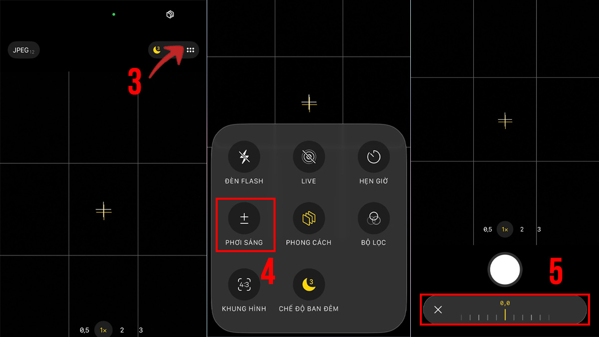 Cách chụp chế độ ban đêm trên iPhone - bước 2