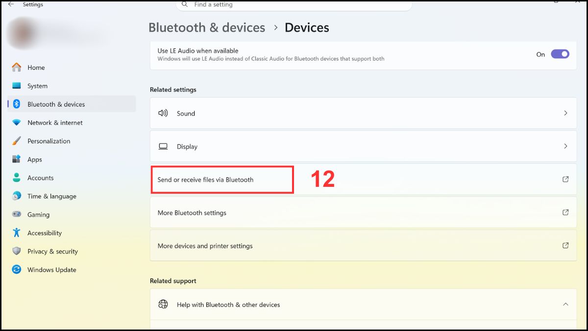 Cách chuyển ảnh từ điện thoại sang máy tính bằng Bluetooth - bước 6