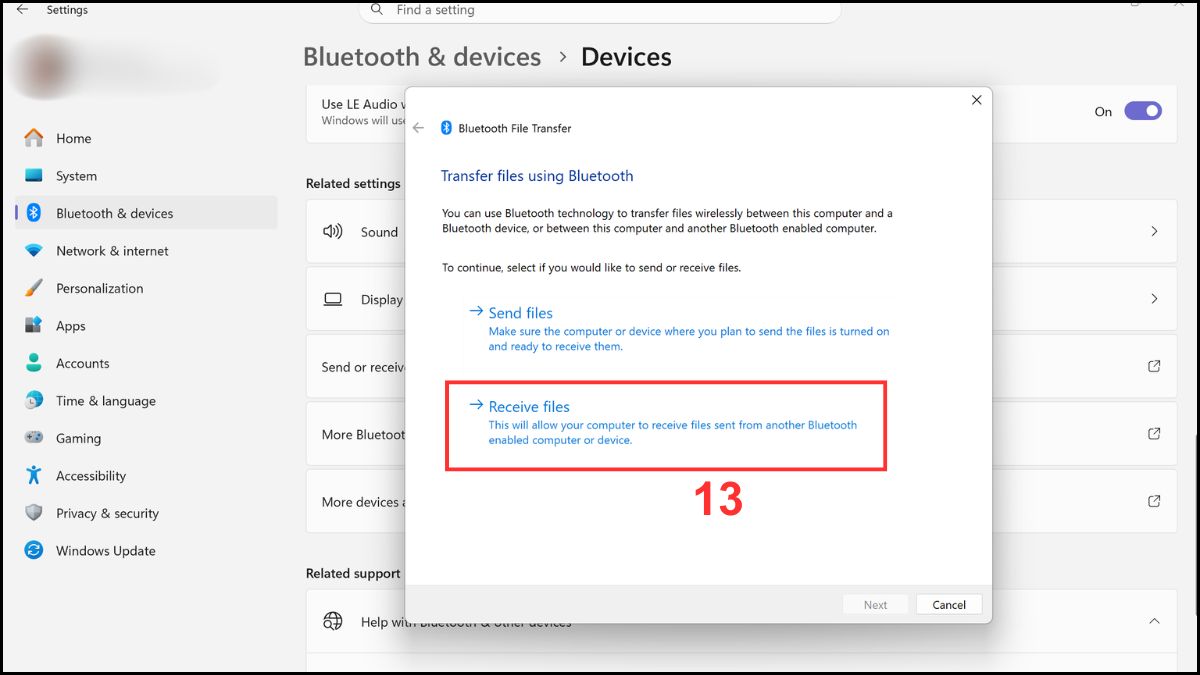 Cách chuyển ảnh từ điện thoại sang máy tính bằng Bluetooth - bước 7
