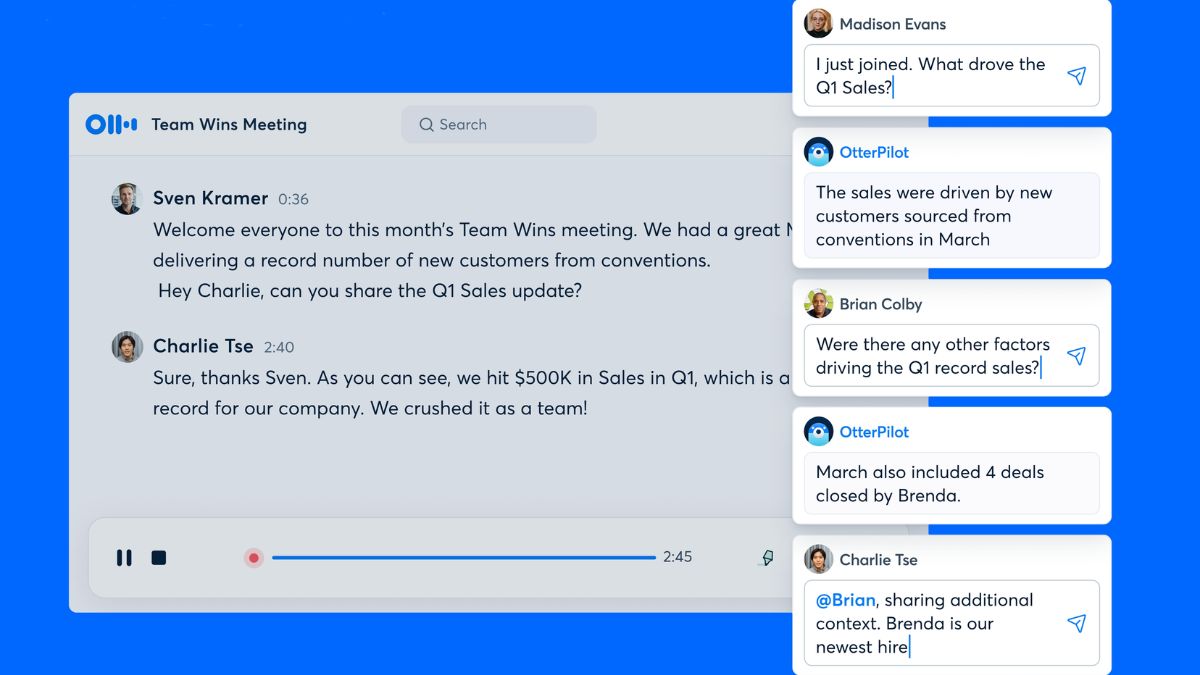 Ứng dụng Otter.ai chuyển file ghi âm thành văn bản miễn phí cho iPhone