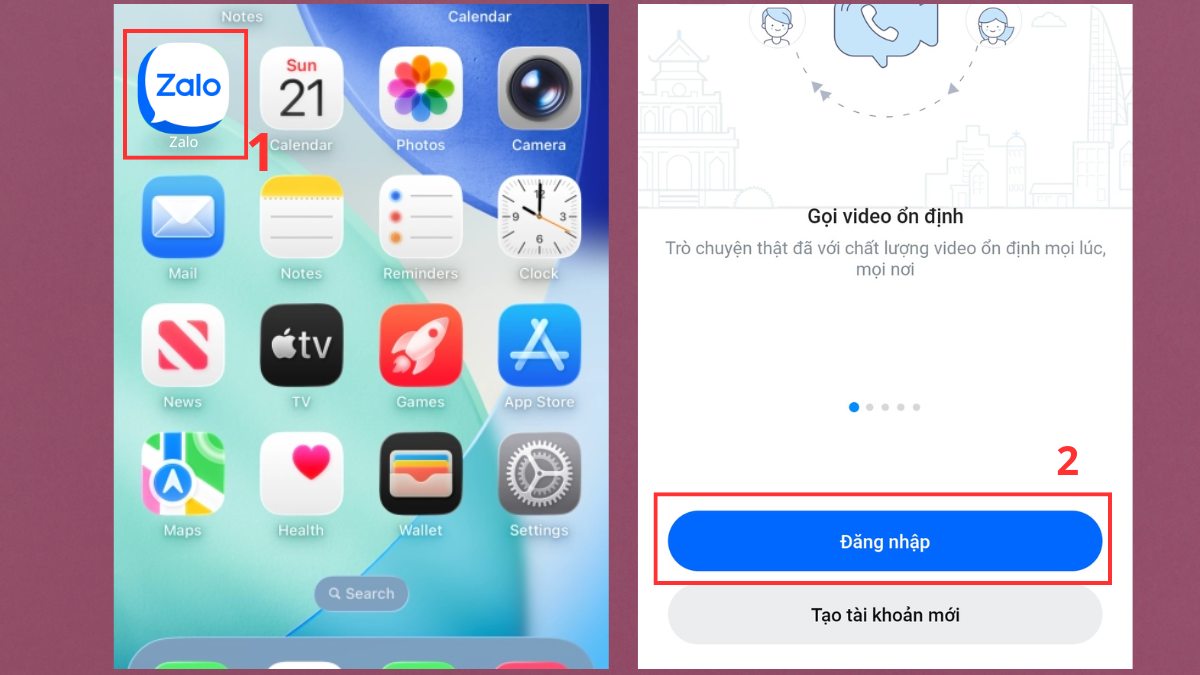 Cách chuyển Zalo từ iPhone cũ sang iPhone mới, khôi phục - bước 1