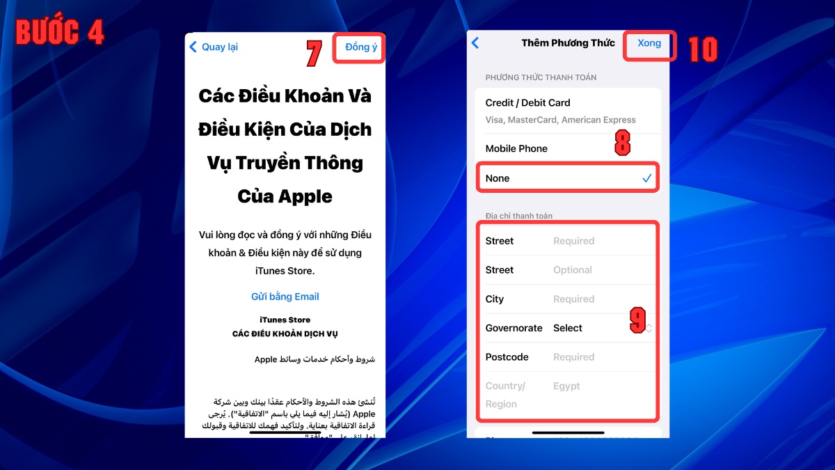 Cách chuyển vùng AppStore trên iPhone - bước 4