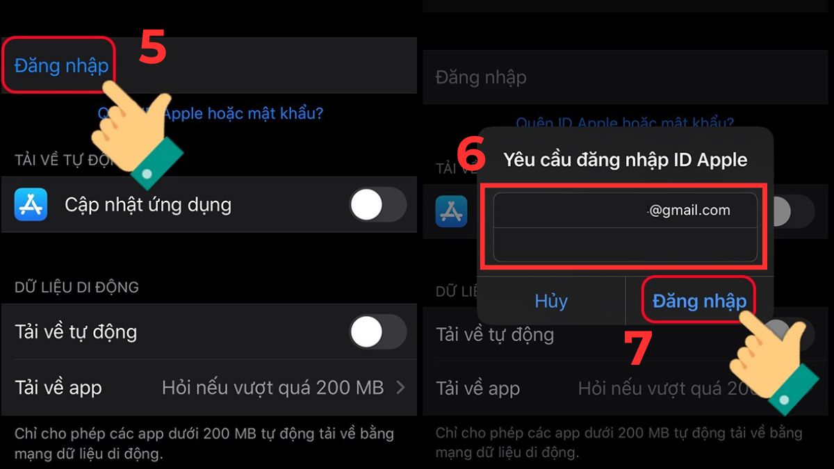 Cách thay đổi tài khoản App Store khi đổi iPhone - bước 3