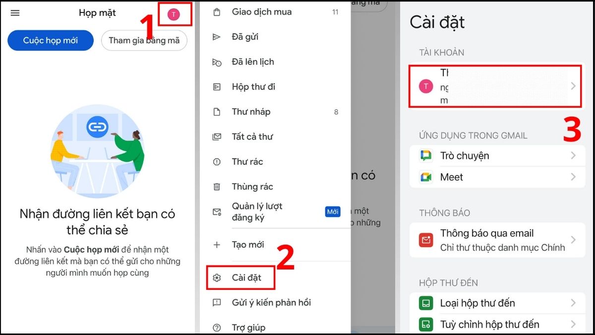 Cách đăng xuất tài khoản Gmail từ xa - bước 1