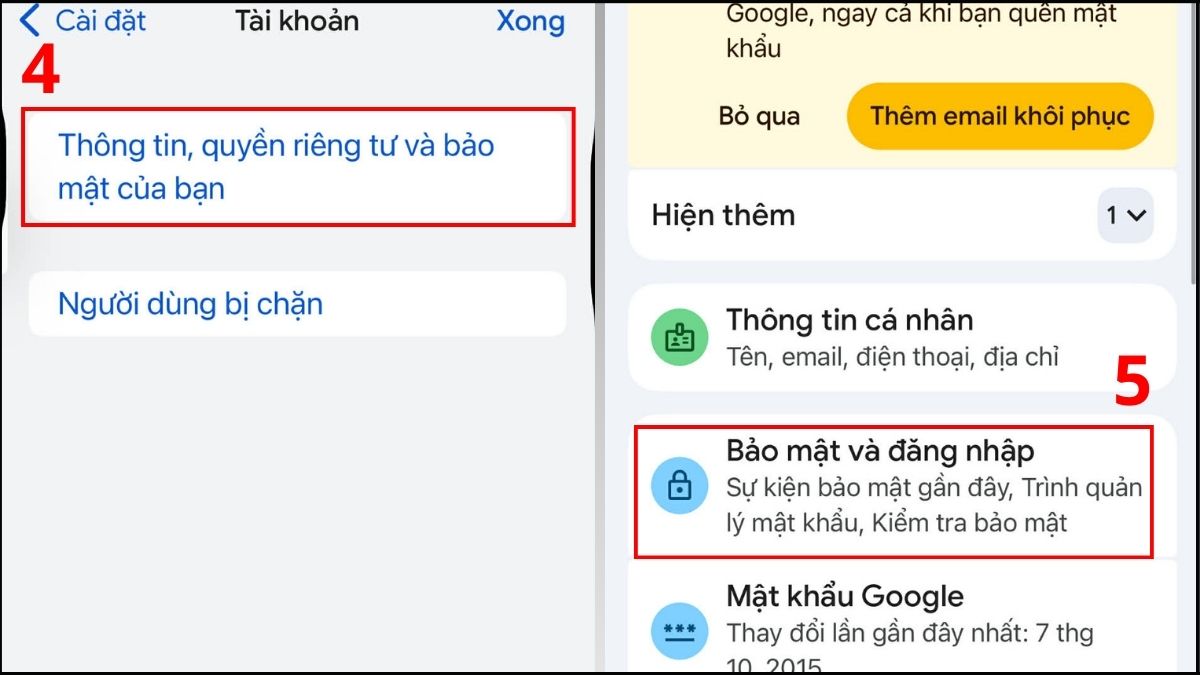 Cách đăng xuất tài khoản Gmail từ xa - bước 2