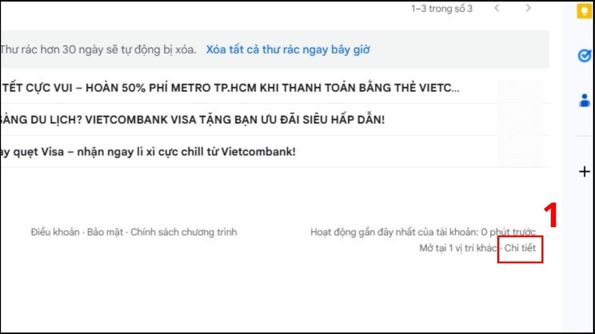 Cách đăng xuất tài khoản Gmail từ xa bằng máy tính - bước 1