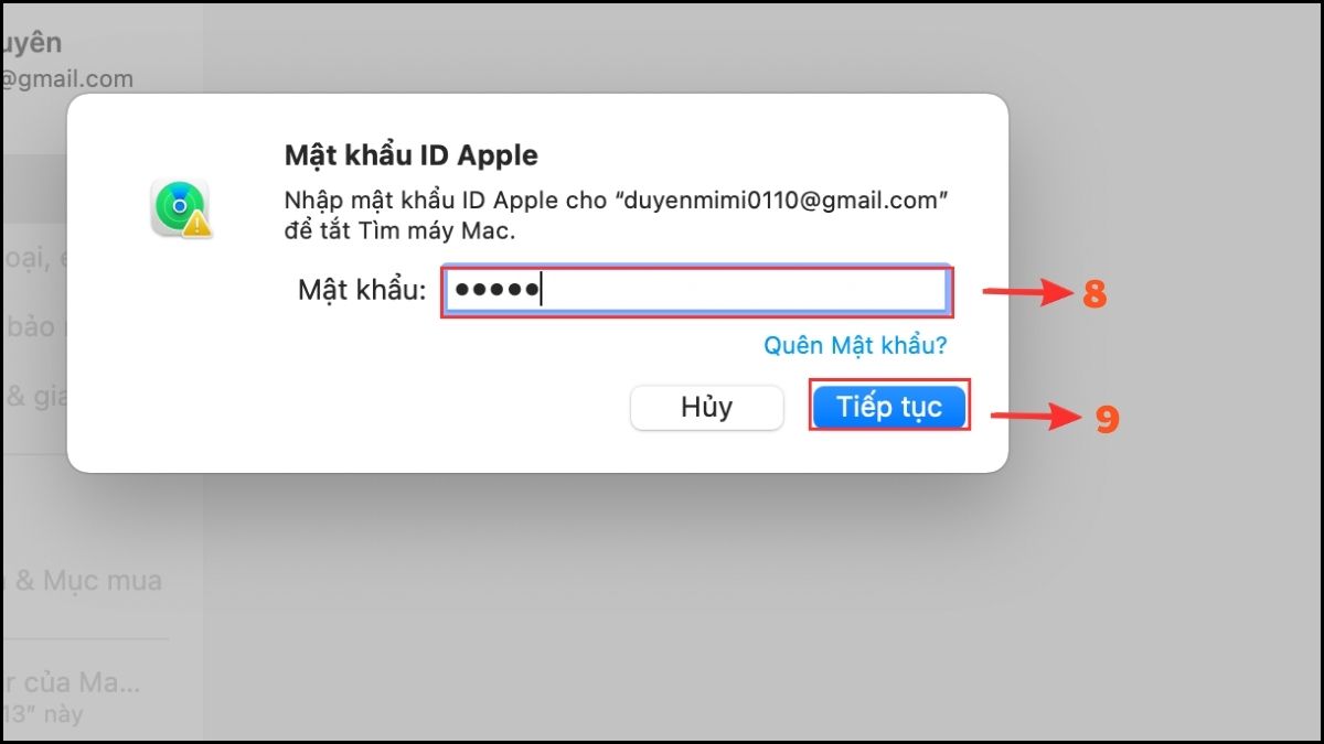 Cách đăng xuất ID Apple trên Macbook - bước 5