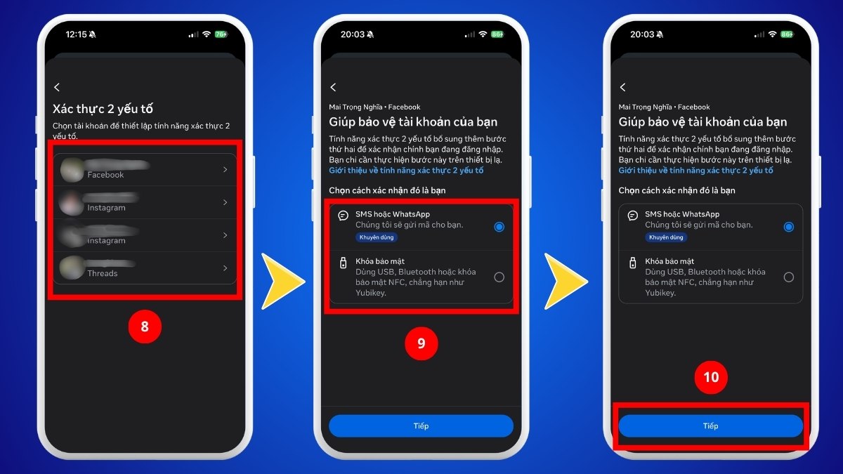 Mẹo bảo mật 2 lớp sau khi thoát tài khoản Messenger - bước 3
