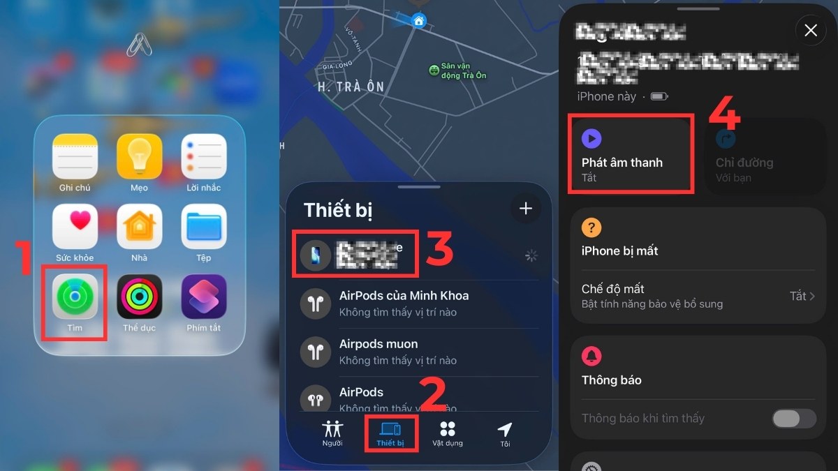 Cách định vị iPhone người thân bằng Find My iPhone