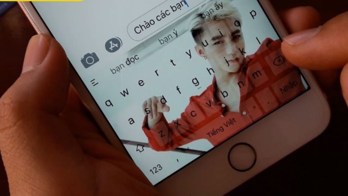 Đổi hình nền bàn phím iPhone làm thay đổi cảm giác thị giác khi gõ phím