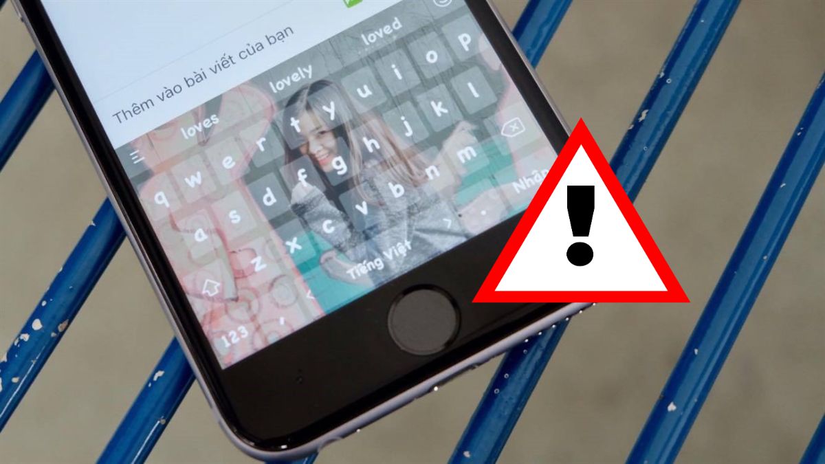 Các lưu ý khi đổi hình nền bàn phím iPhone bên thứ 3