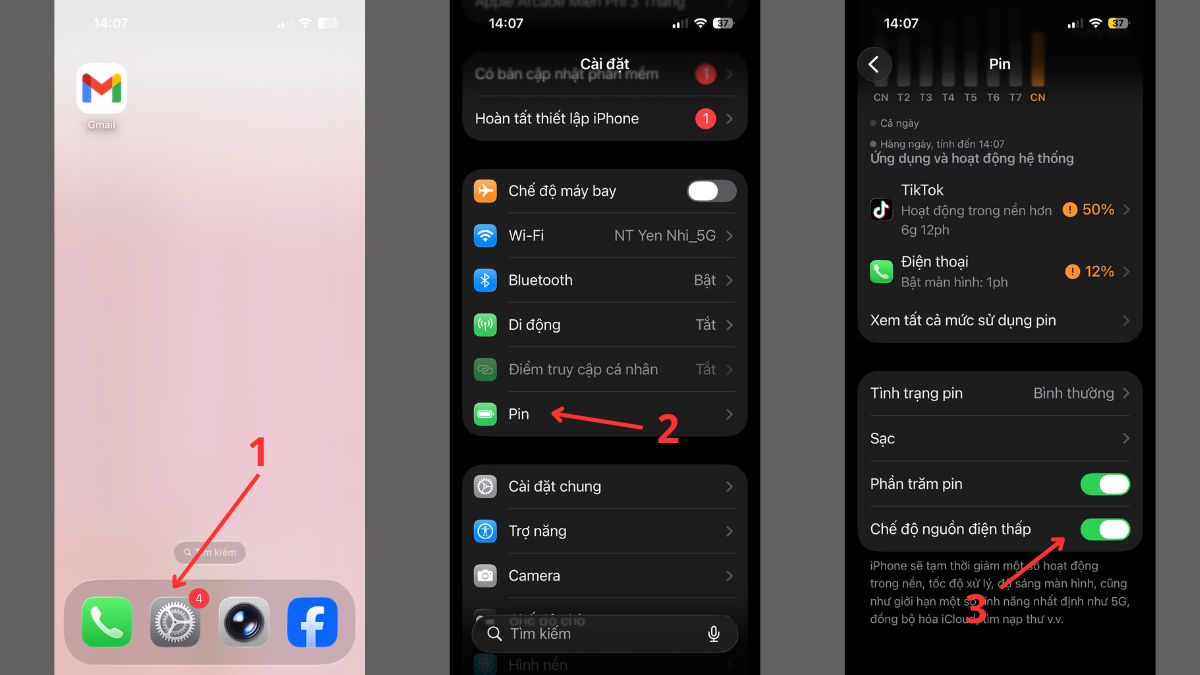 Cách đổi màu pin cho iPhone đơn giản nhất