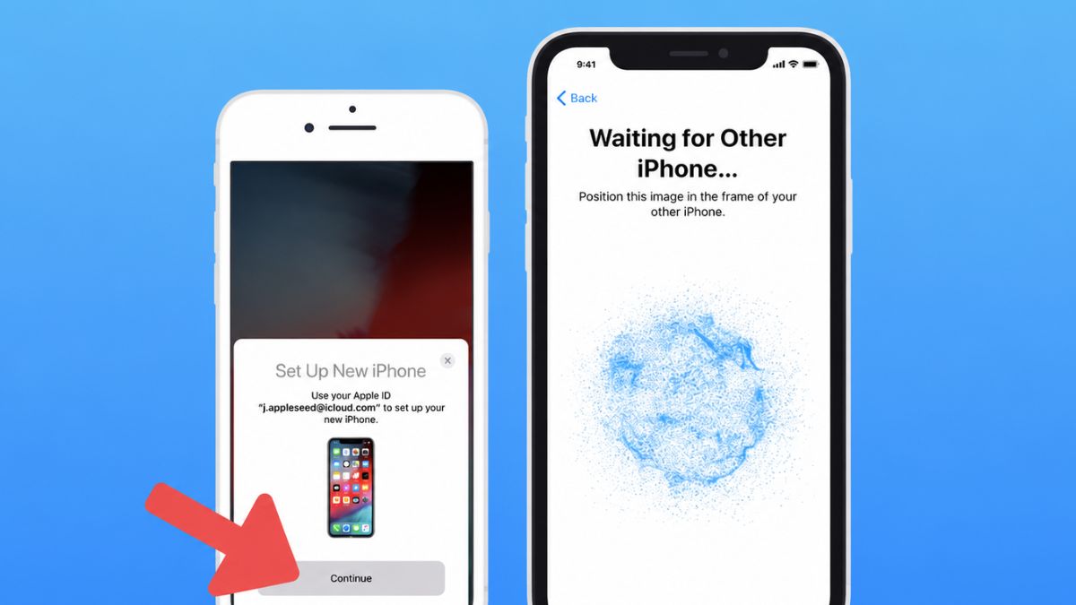 Cách đồng bộ danh bạ từ iPhone cũ sang iPhone mới - bước 2
