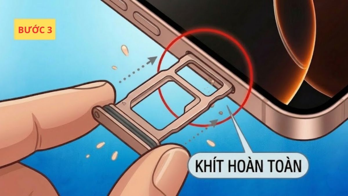 Cách tháo SIM iPhone 16 đơn giản - bước 3