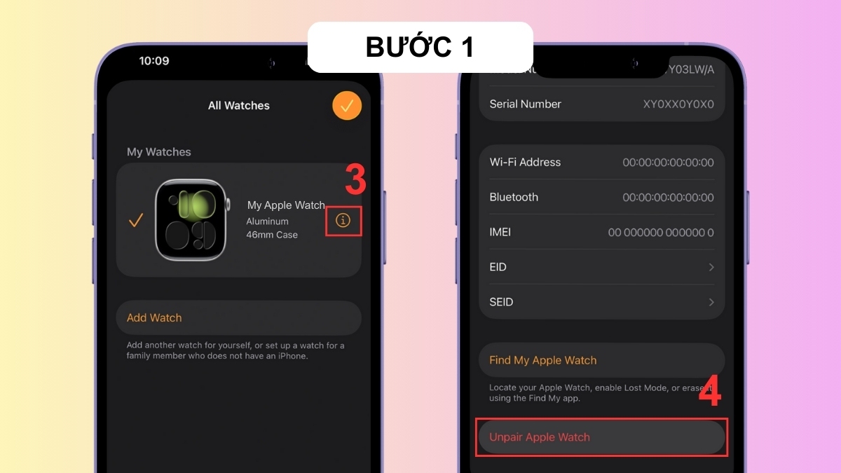 Cách ghép đôi lại Apple Watch với iPhone khác - bước 2