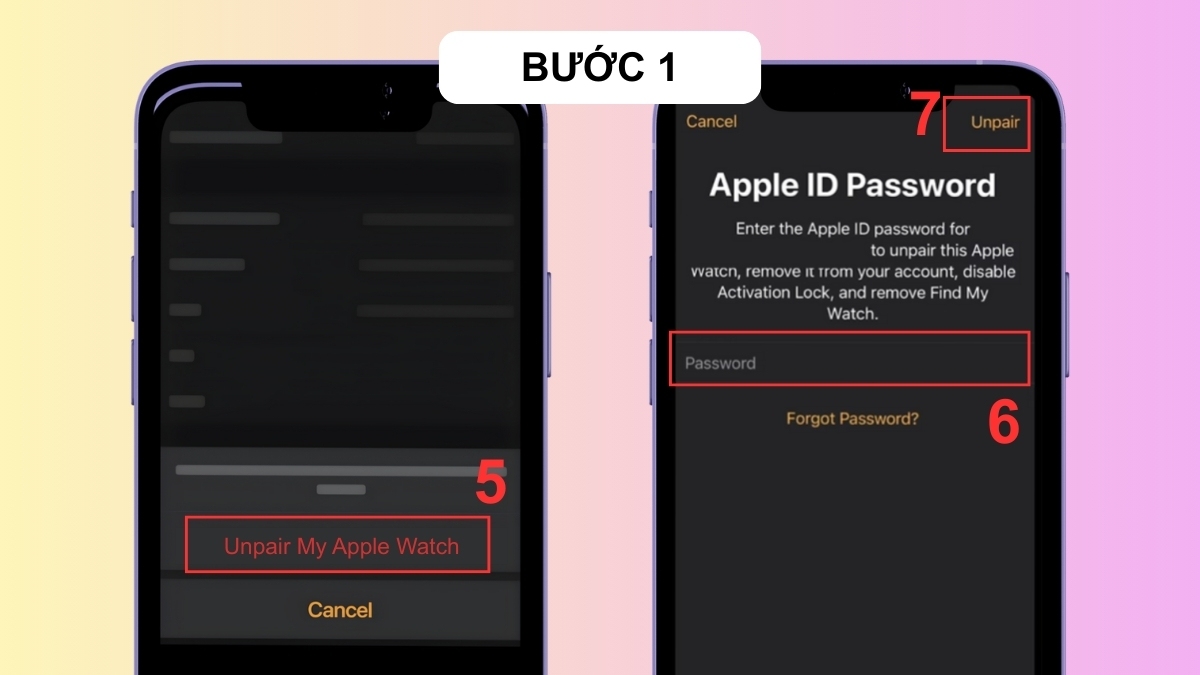 Cách ghép đôi lại Apple Watch với iPhone khác - bước 3
